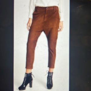 Nili Logan Suede Paris Pant, size 6